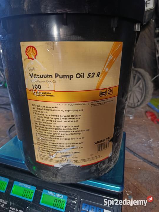 S 2 R 100 Olej do pomp próżniowych Shell Dąbrowa Górnicza