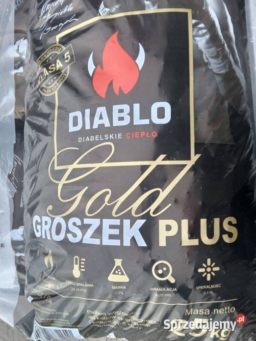 Ekogroszek Diablo Gold-Groszek Premium - 1 tona