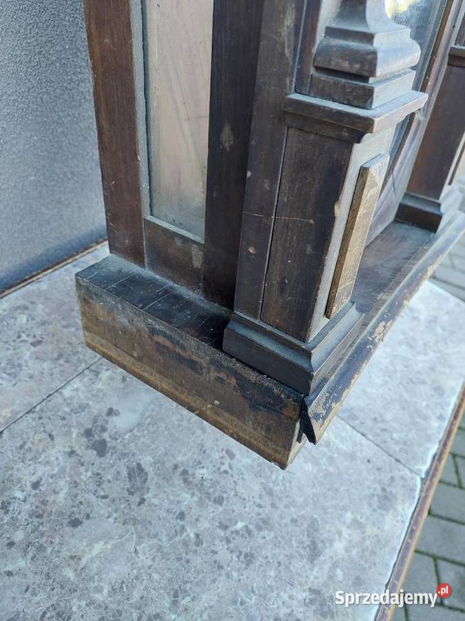 S104 Skrzynia skrzynka obudowa starego zegara Tczew