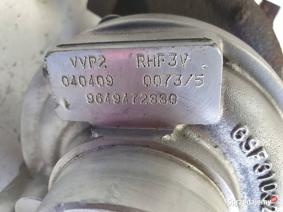 TURBOSPRĘŻARKA Citroen C3 14 HDI turbo
