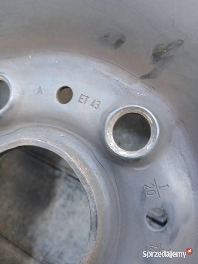 Felgi stalowe 6Jx15H2 ET43 5x112 VW Golf 5 6 7 Zagrodno