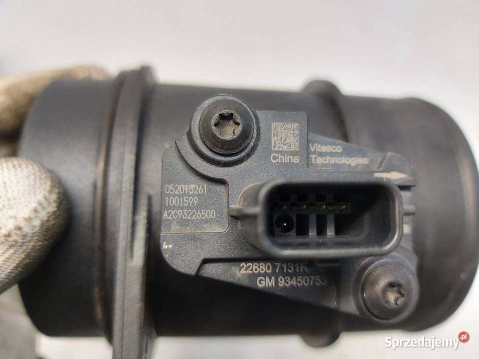 Renault Master III LIFT przepływomierz masy