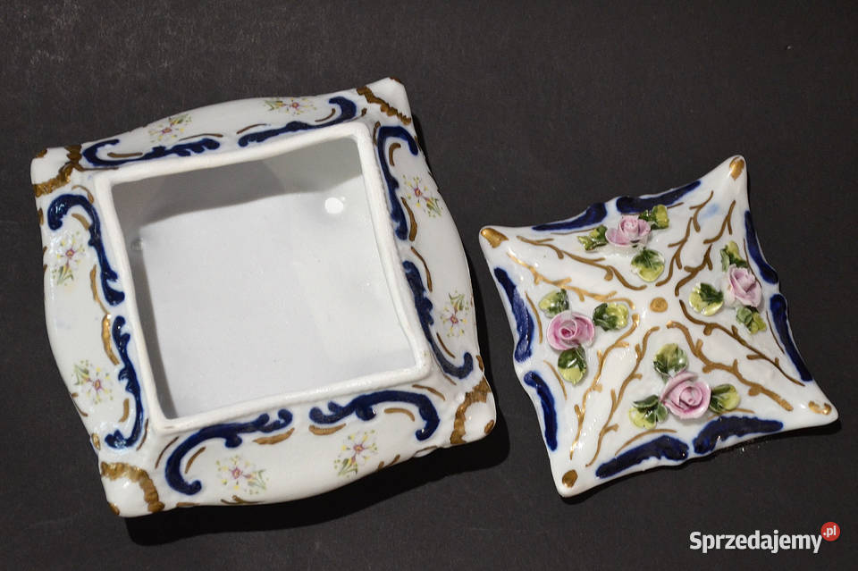 Porcelana Roceram Bombonierka Mica hand made do Środa Wielkopolska