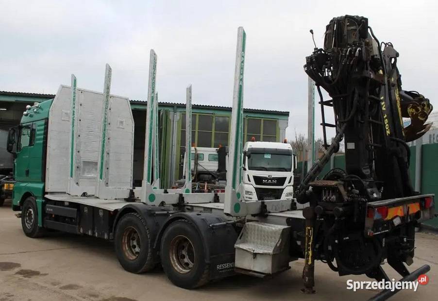 ciężarowy do transportu drewna Euro 6 6x4 Man do Napęd 2 lub więcej osi Dźwigi samochodowe Warszawa