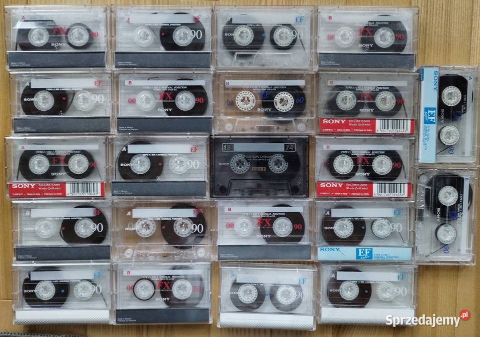 Kasety magnetofonowe używane pakiet 22 sztuki Warszawa sprzedam