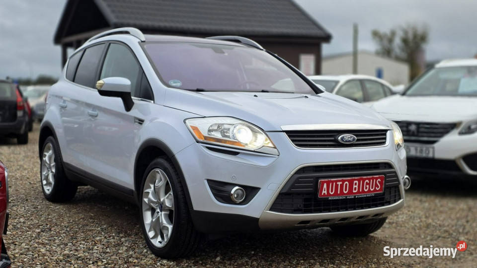 Ford Kuga Titanium Panorama Duża Navi xsenon I czujnik deszczu Samochody osobowe pomorskie Lębork