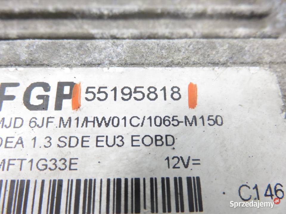 STEROWNIK FIAT IDEA 350 13 D Multijet 188 A9000 osobowe