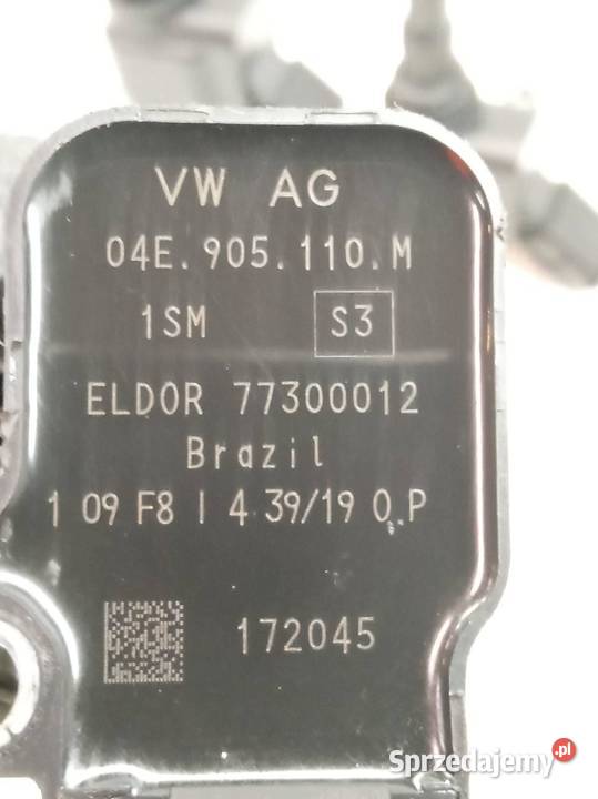 CEWKA ZAPŁONOWA ORG 3 SZTUKI KPL 04E905110M