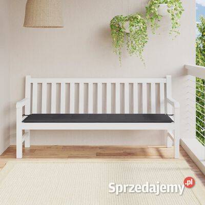 vidaXL Poduszka na ławkę ogrodową antracytowa Warszawa sprzedam