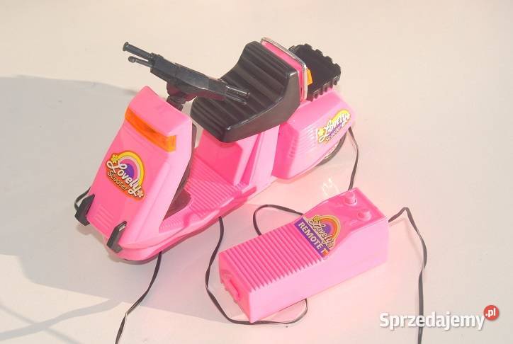 Stara zabawka skuter mini scooter na kablu na śląskie Cieszyn