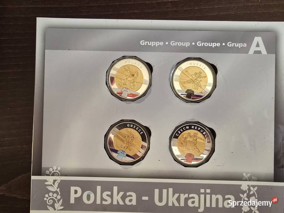 Album medale monety Euro 2012 Antyki, Sztuka, Kolekcje Żary