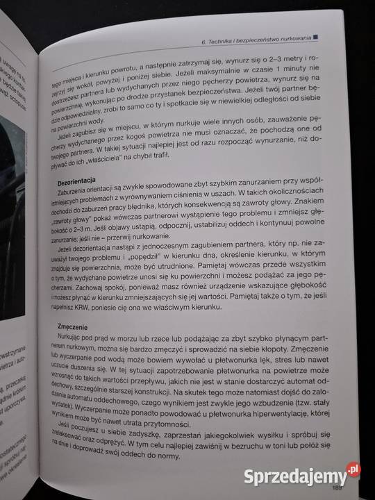 Podręcznik płetwonurka kdp cmas Rojek nurkowanie Podręczniki Kraków