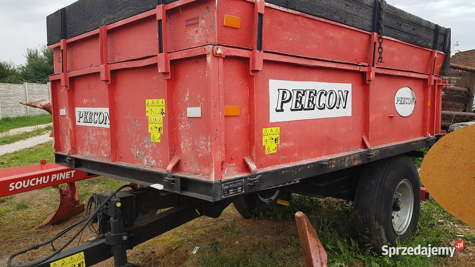 Przyczepa wywrotka jednoosiowa 7ttransport Drużbice