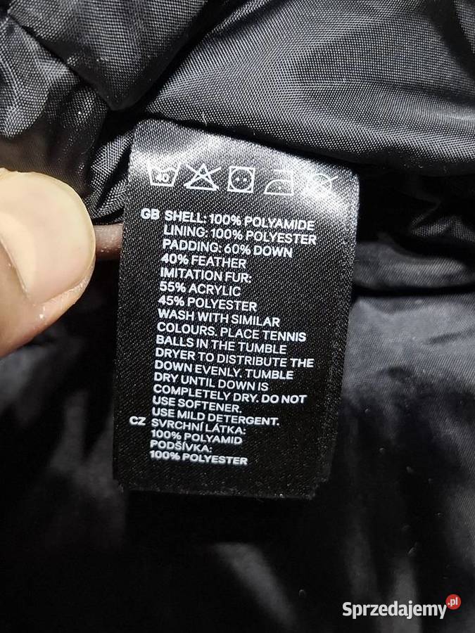 LOGG S ciepła zimowa puchowa kurtka Kraków