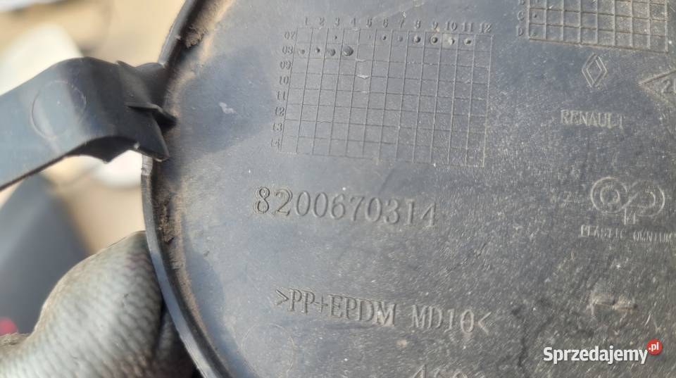 RENAULT MODUS ZAŚLEPKA HAKA ZDERZAKA TYL śląskie sprzedam