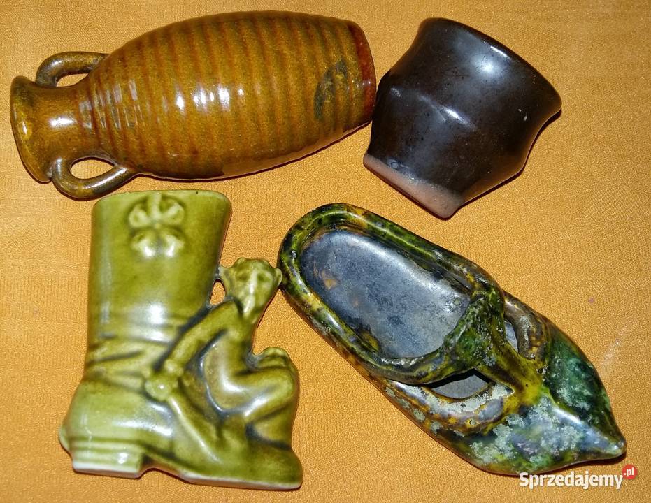 Miniaturowe dzbanuszki gliniane Dekoracje i ozdoby Łódź