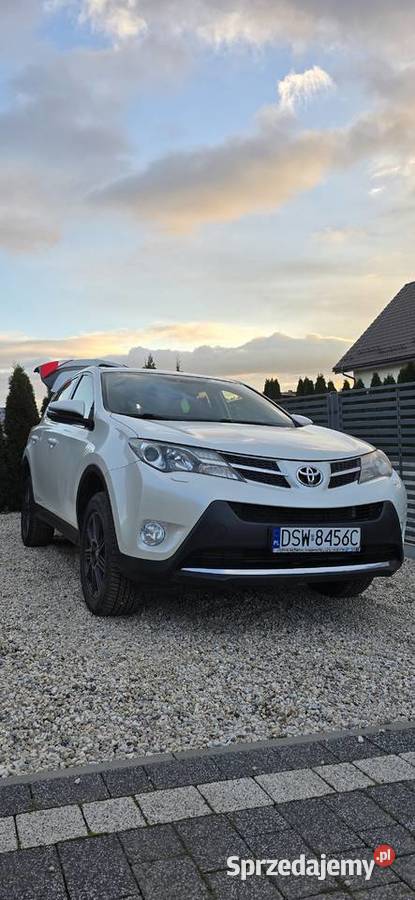 Toyota RAV4 20 Benzyna 44 Salon Polska Biała czujnik deszczu sprzedam