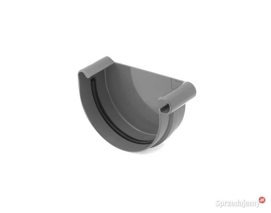 Bryza PVC Denko prawe 75 mm grafitowe