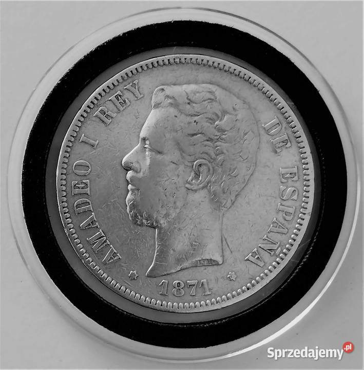 AMADEO I REY srebro r 1871 SD M 1871 Wrocław sprzedam
