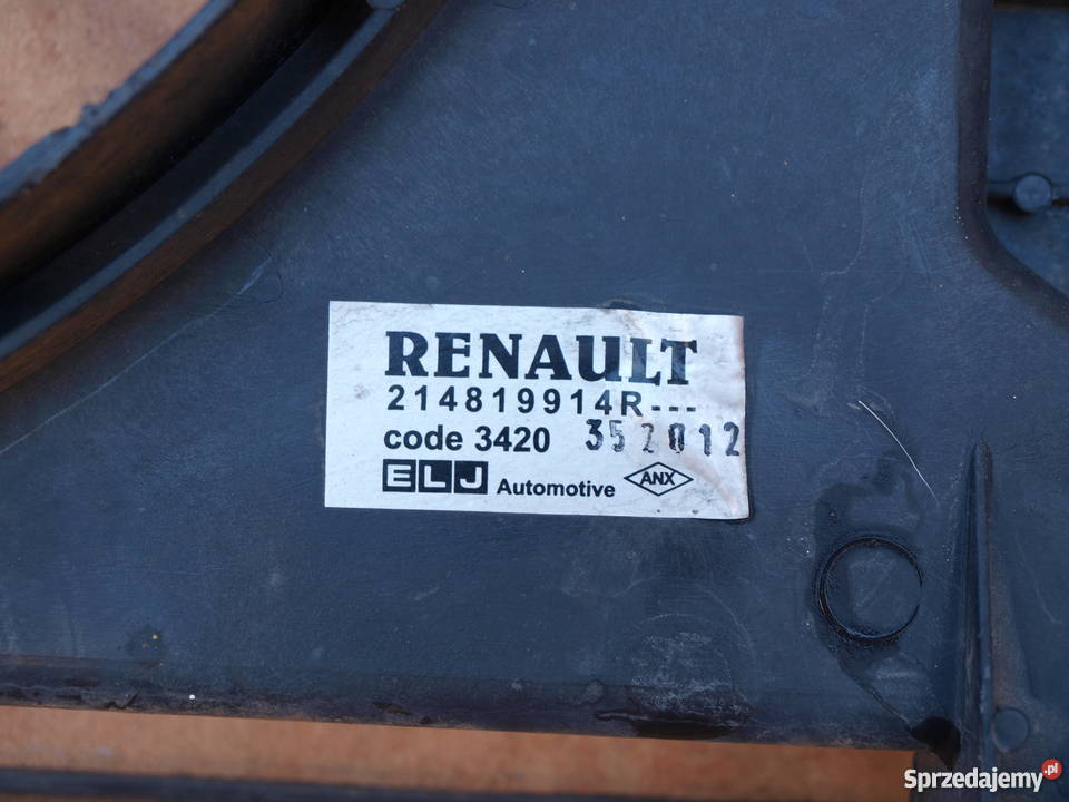 Dacia Duster wentylator chłodnicy 2010 2017r Układ chłodzenia Kalisz