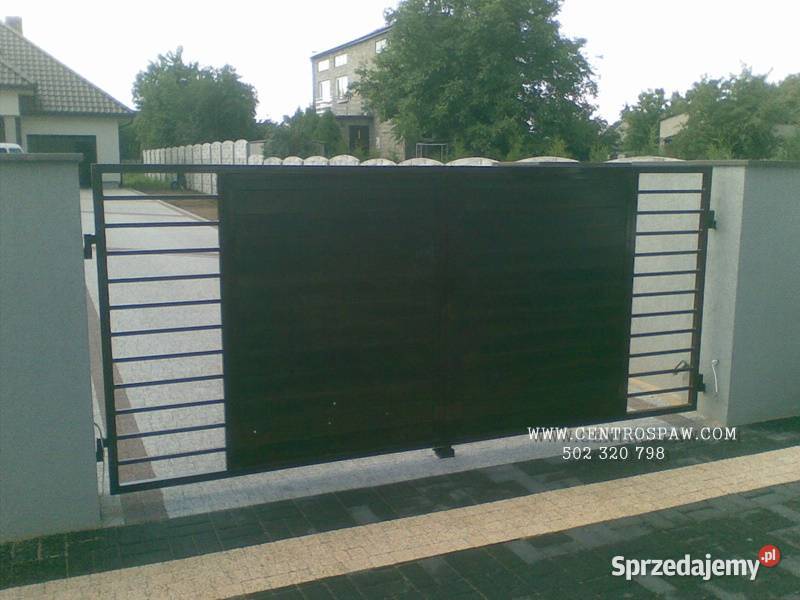 Brama przesuwna skrzydłowa wjazd kuta nowoczesna śląskie Częstochowa sprzedam