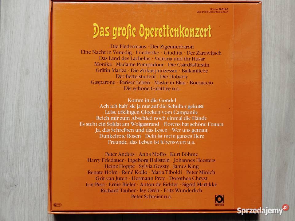 3 płytowy album swiat operetki Wronki