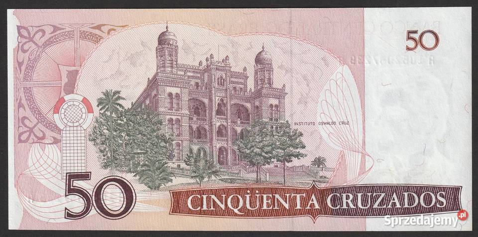 BRAZYLIA 50 CRUZADOS 1986 OSWALDO CRUZ STAN