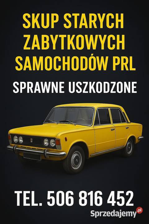 SKUP SAMOCHODÓW ZABYTKOWYCH STARYCH PRL AUT AUTA podkarpackie Mszana