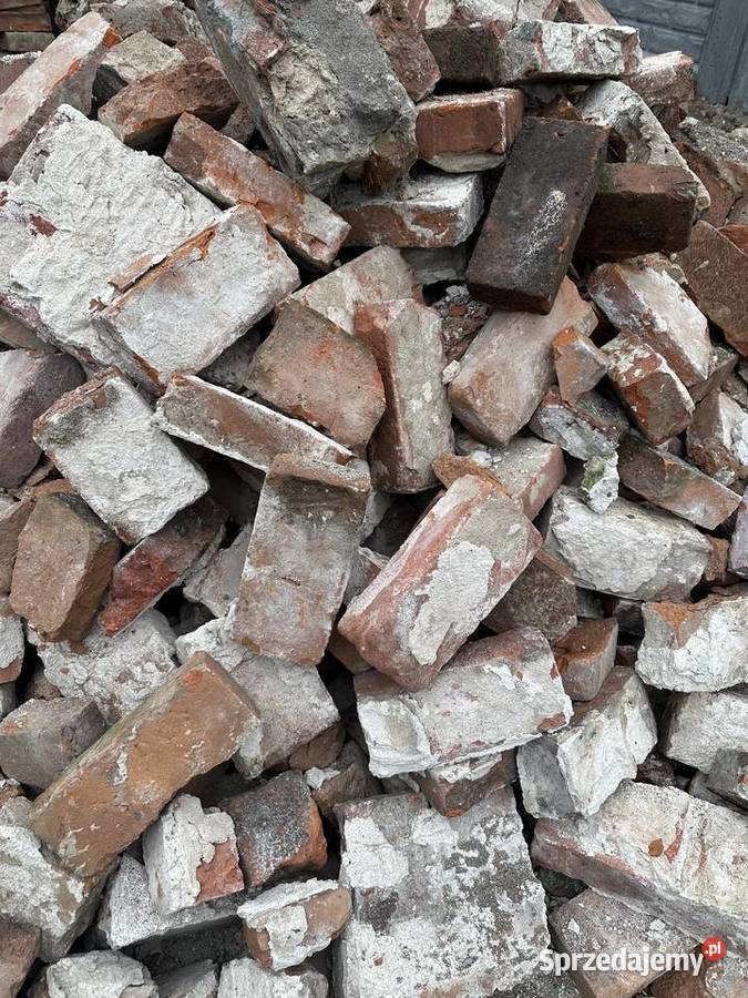 Cegła cegły całe połówki gruz Skórcz sprzedam