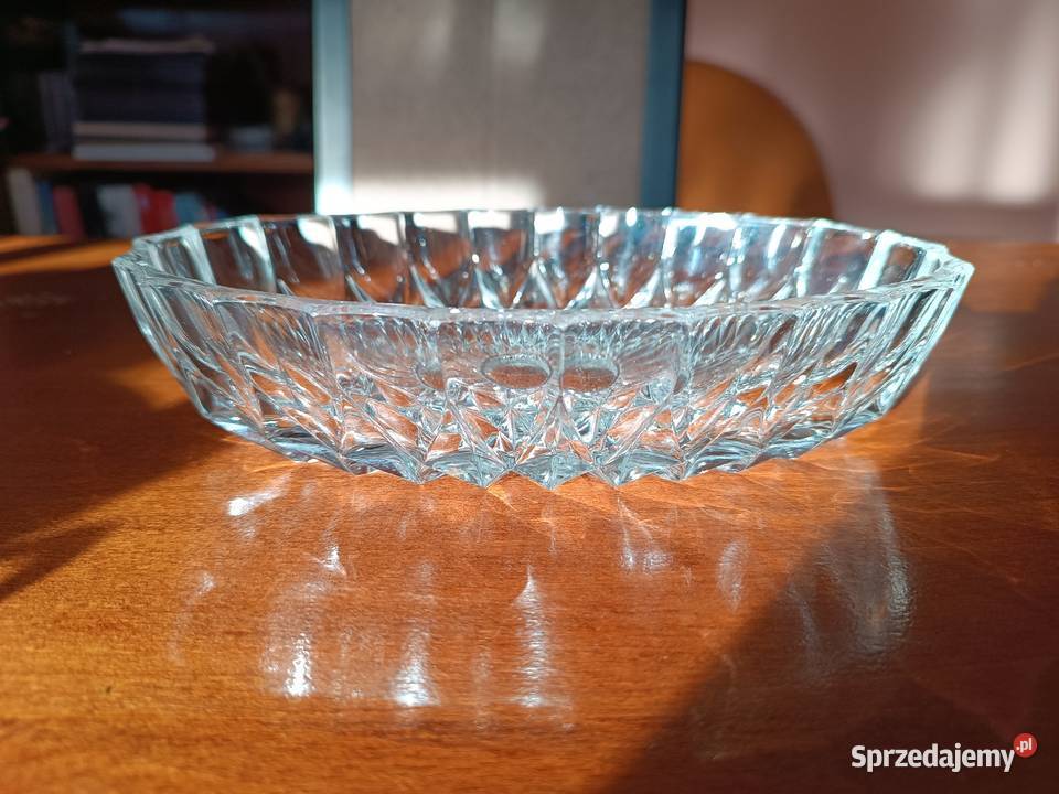 Szala owalna kryształ szlifowany VINTAGE Stan Szczyrk sprzedam