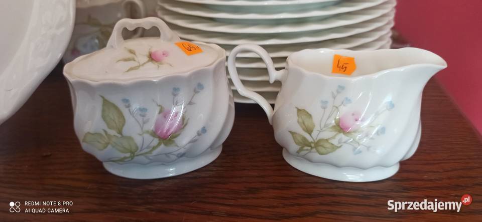 Filiżanka z talerzykiem Rosa Florantes Yamaka Porcelana i szkło Gdańsk