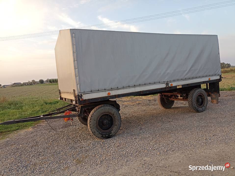 Przyczepa ciężarowa rolnicza ZASŁAW D 655 6000kg