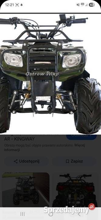 Quad 110 automat bez wstecznego Białystok