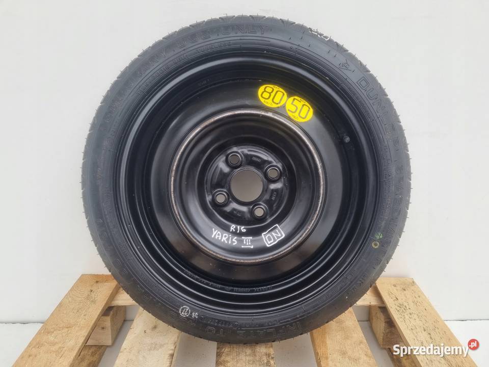 KOŁO ZAPASOWE DOJAZDOWE 12570 R16 Yaris III KOŁO lubelskie Rudka