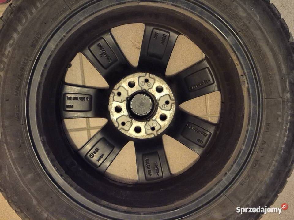 ORYGKoła 4 Bridgestone Blizzak lm001 205x60x17 Samochodowe śląskie Bielsko-Biała