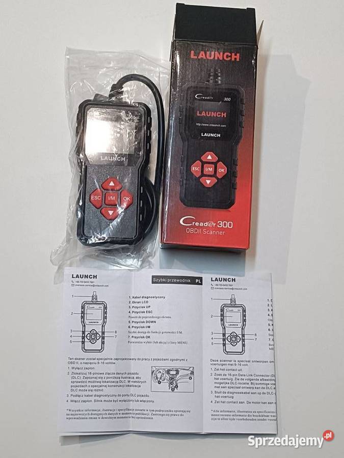 Skaner diagnostyczny LAUNCH Creader 300 OBDII  Radom