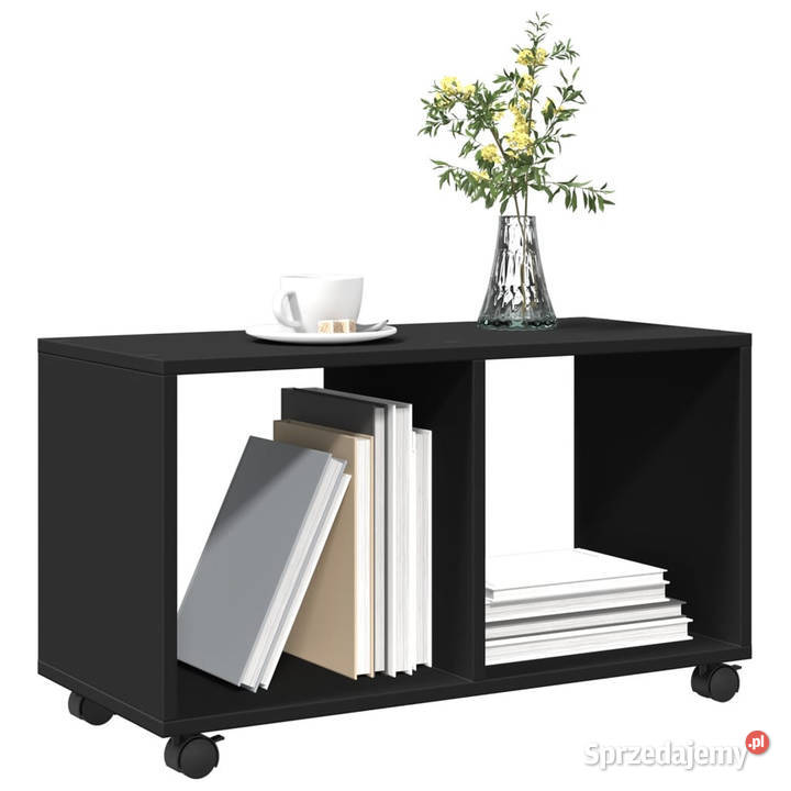 Szafka na kółkach czarna 72x33x425 WM853138 Warszawa