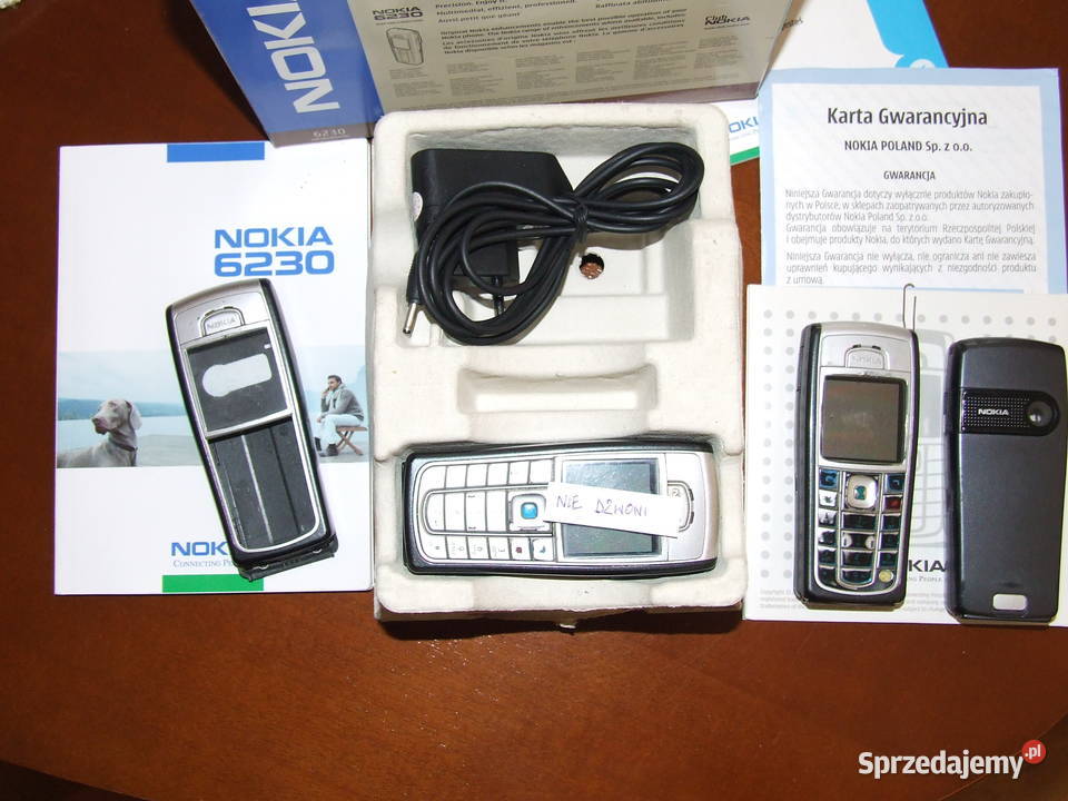 Nokia 2 x 6230 pudełko ładowarka instrukcja