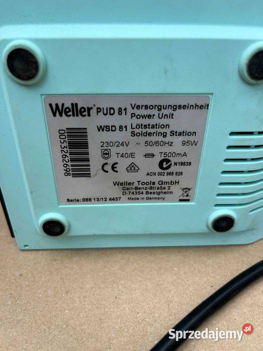 Stacja lutownicza Weller WSD 81 95 W niemiecka