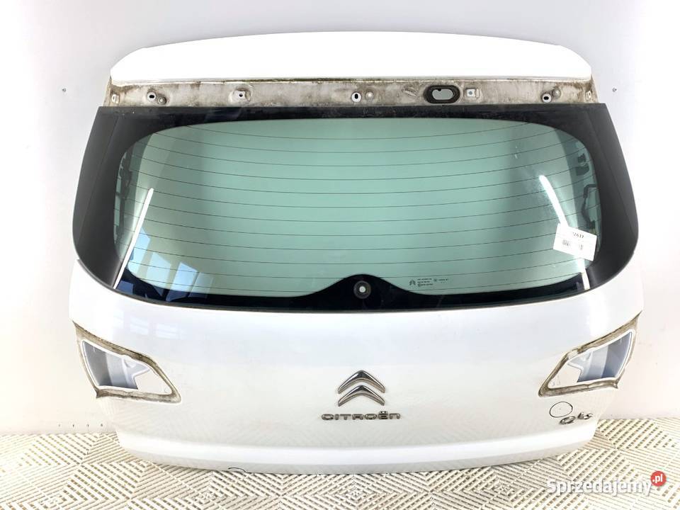 KLAPA TYŁ CITROEN C4 II Hatchback LAKIER BIAŁY Klapy bagażnika Motoryzacja