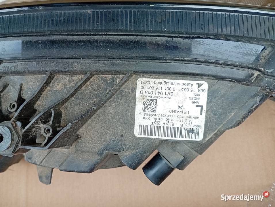 Reflektor fabia 3 Części samochodowe mazowieckie Mińsk Mazowiecki sprzedam