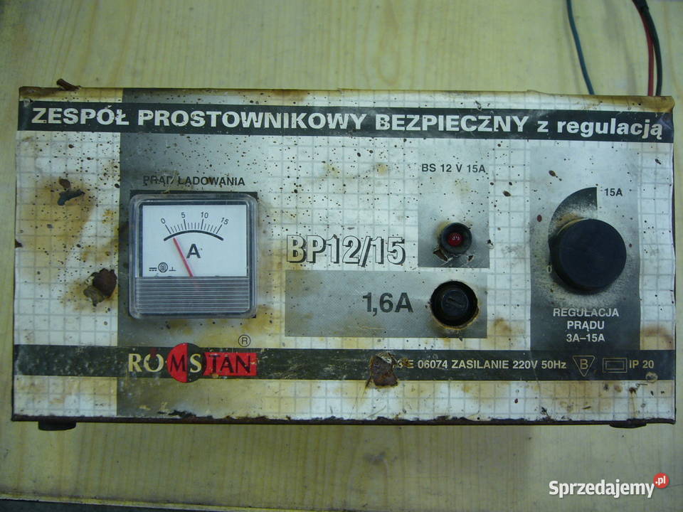 Prostownik Romstan BP1215 uszkodzony Warszawa