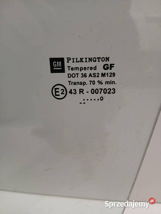 Szyba Drzwi Lewa Przednia Opel Zafira 05