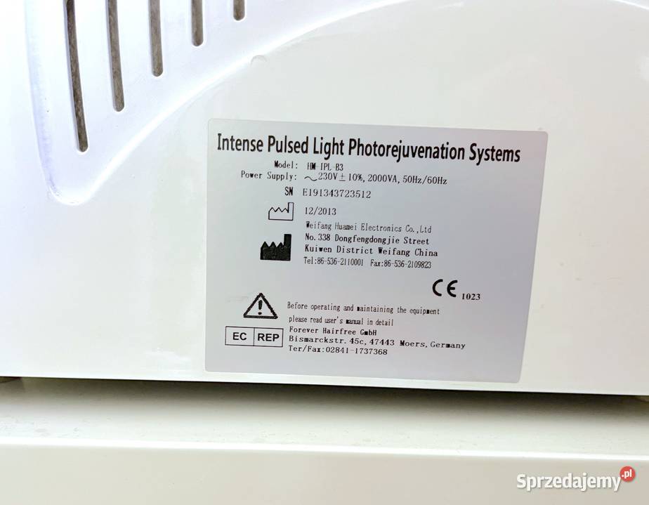 Laser IPL firmy ProfiMed stan idealny Kielce