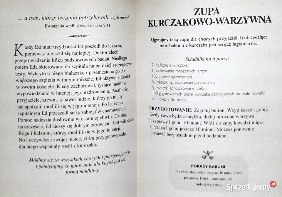 Kuchnia z Morałem Przepisy Babuni Siegfried twarda Chełm sprzedam