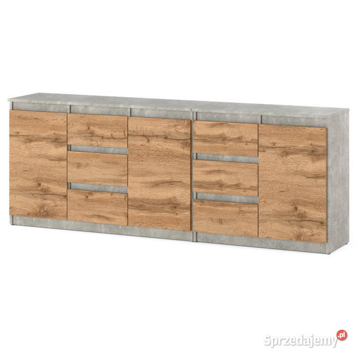 Komoda Nowoczesna Z 6 Szufladami 200 Salon Elbląg