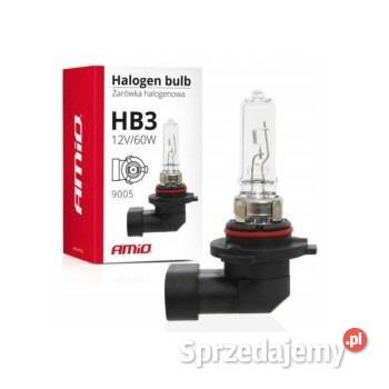 Żarówka halogenowa HB3 12V 65W 9005 AMIO 1 E8 Żarówki samochodowe wielkopolskie sprzedam