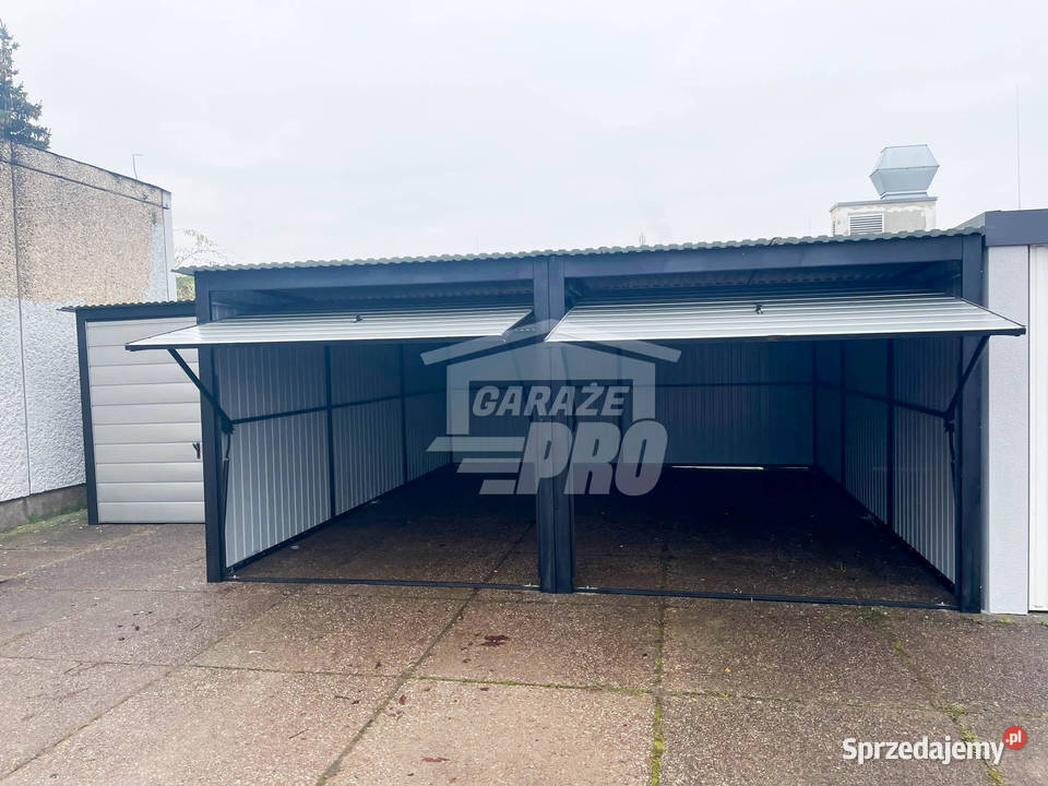 Garaż Blaszany 6x6 2x Brama uchylna Spad w tył Białystok sprzedam