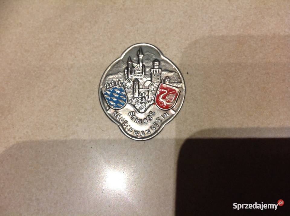 Stara Plakietka Metalowa Nabijak ZAMEK Pozostałe Nowa Sól