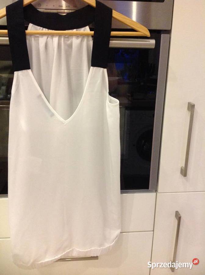 Bluzka Biała Damska Top GUESS MARCIANO ML Nowa bez rękawa Bluzki i koszule